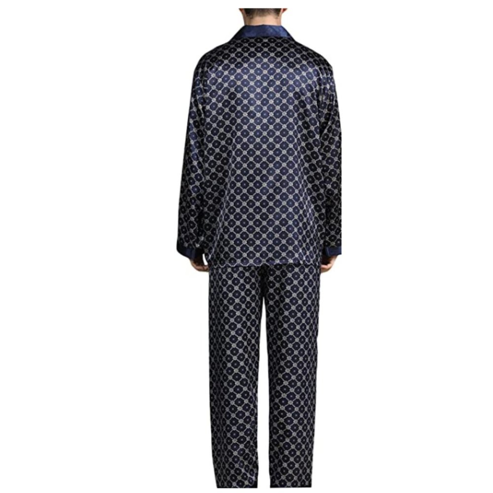 NEW Mens Silky Satin Sleepware - Picture 2 of 4